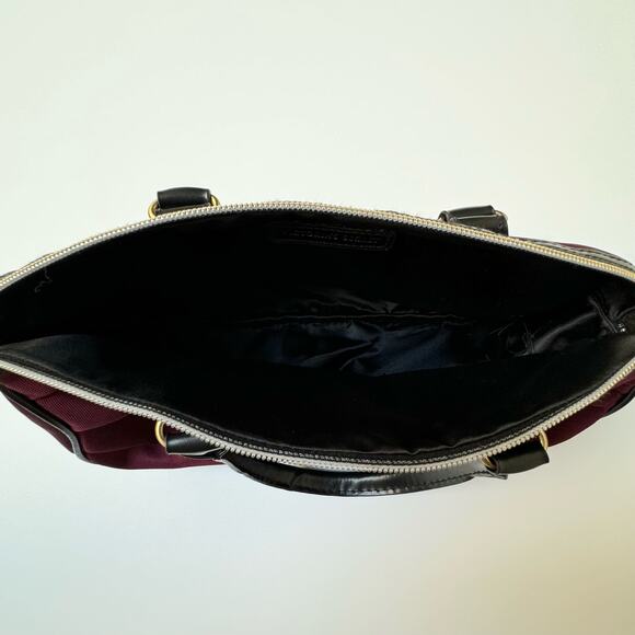 Y2K Victoria's Secret Maroon & Black Mini Tote bag Purse - Picture 8 of 10